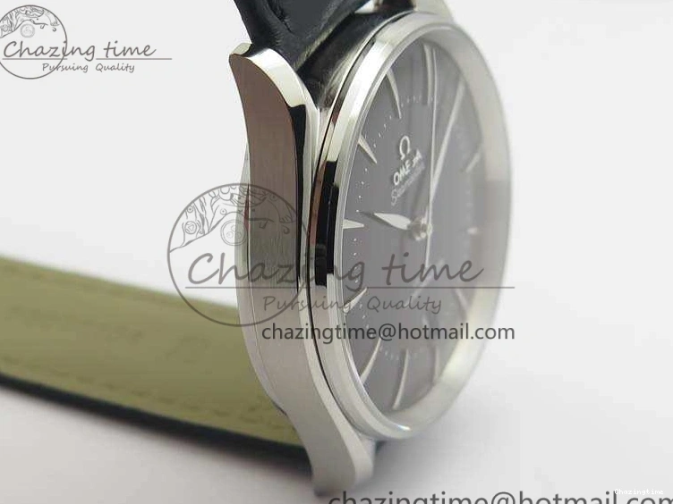 0124 AllSeason Seamaster Edizione Venezia SS Best Edition Black Dial On Leather Strap A 8122